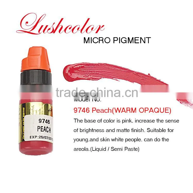 LUSHCOLOR 38 colors microblading eyebrow tattoo permanent makeup pigment