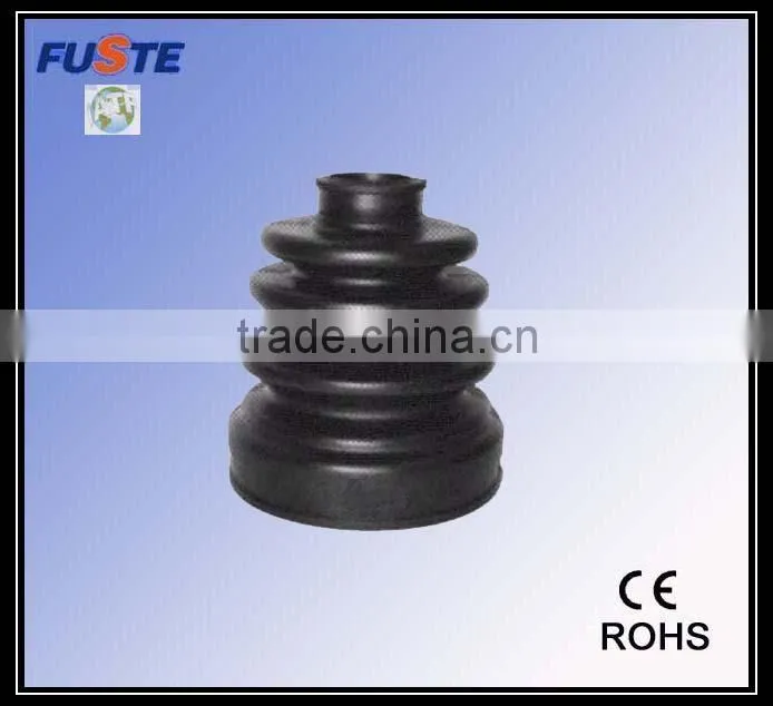 Injection molded rubber boot
