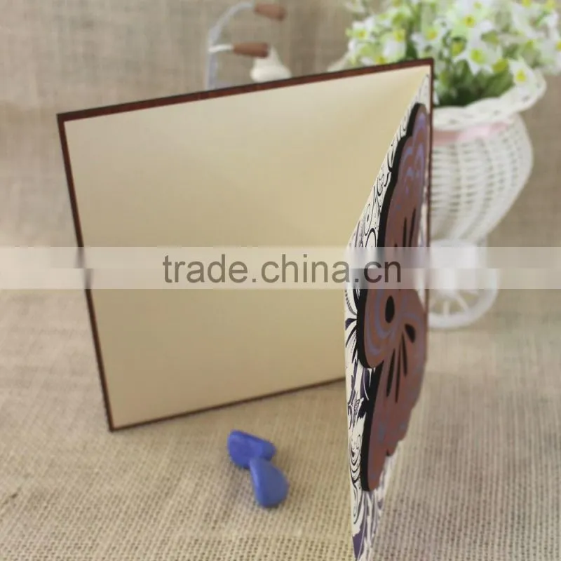 Top Quality Animal Theme Royal Butterfly Wedding Invitation Card Stock