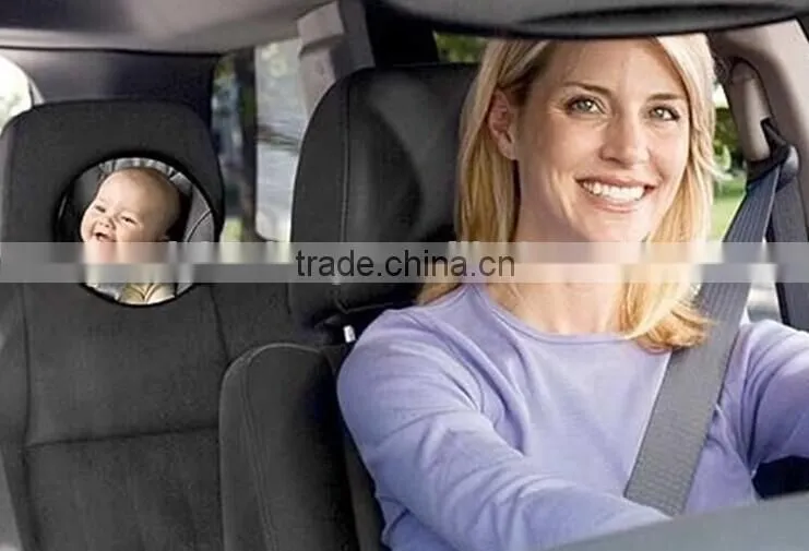 Hot sale adjustable Rear facing back seat infant mirror,rear view back seat baby car mirror