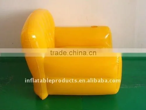 inflatable pvc red beach cushion