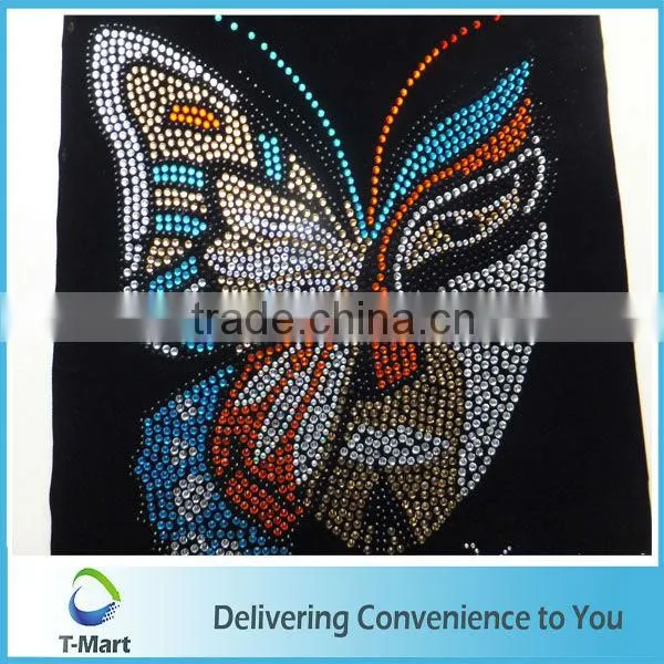 2014 fashion wholesale rinestone heat transfer