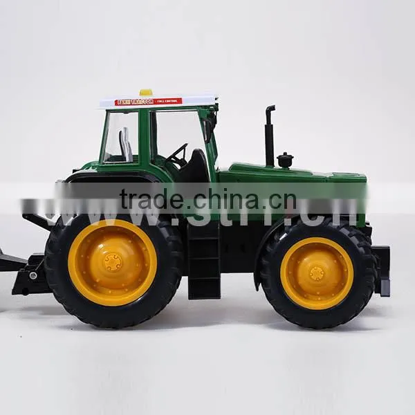 Large green color farm toy RC Trailer Truck with dump
