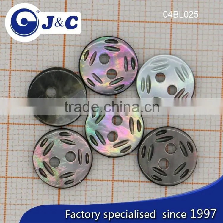 blacklip shell buttons, mop sea shell buttons, shirt button, BL025, BL026