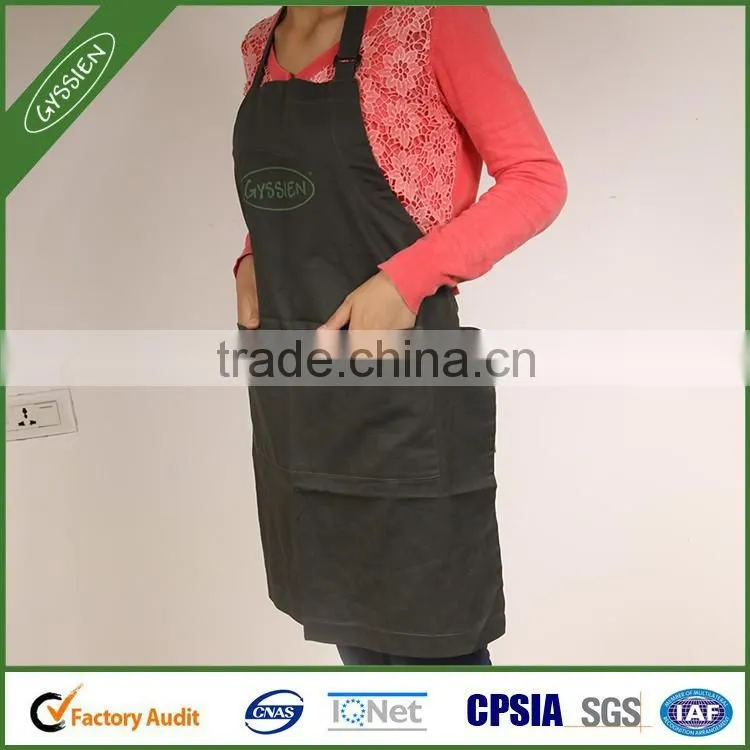 Multi-color fashionable eco-friendly cooking apron,cotton kitchen apron
