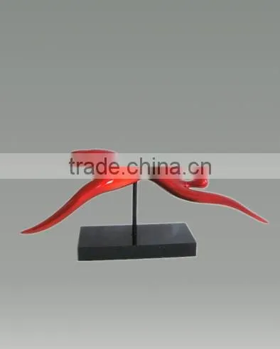Nude Female Chasing The Eaves Bronze Graceful Sculpture Urban Statue