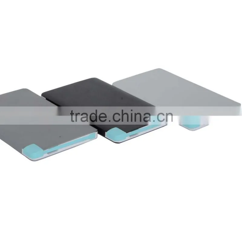 credit card power bank for Samsung and Iphone 5 portable 5v lipo battery power bank