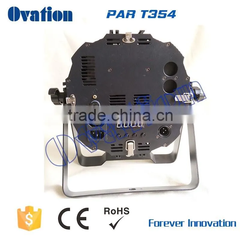 Party Led par light 54*3W Leds (R:12 G:18 B: 18 W:6) 50000 hours lifespan with control panel digital display
