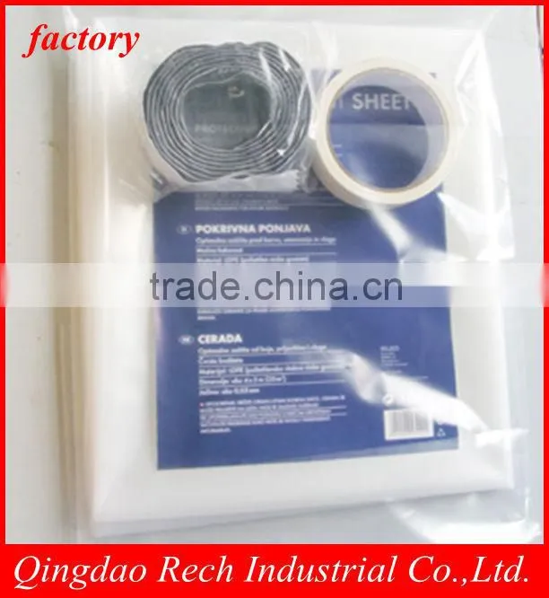 Hot sale High Quality low price LDPE dust sheet cover sheet drop cloth