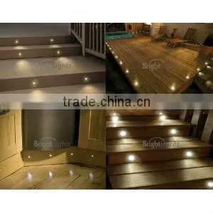 9x1w high power LED stainless steel ground light