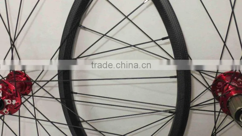 cheap chinese AM bike tubeless wheelset with novatec hub for 650b mtb carbon bciycle