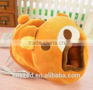 plush warm mouse pads/cold winter warm hand of soft plush mouse pad