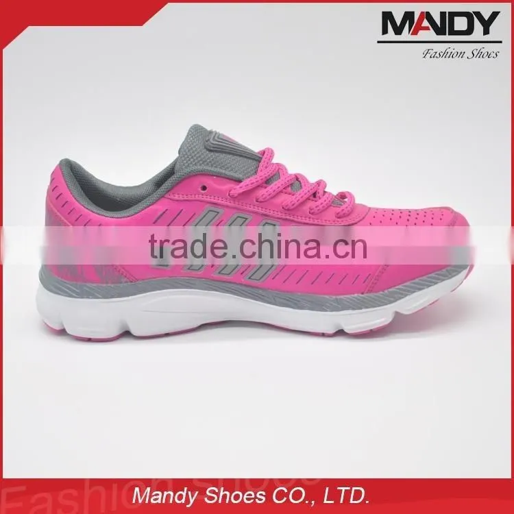 2016 new model breathable light weight air sport running shoes wholesale