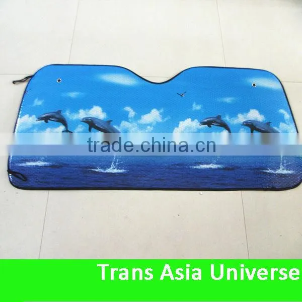 Cheapest Full Color Advertising Car Sunshades Logo