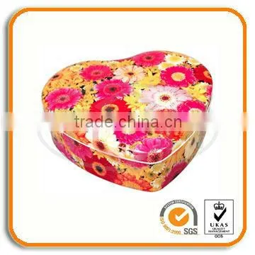 Wedding Favor Heart Shape Gift Tin Box