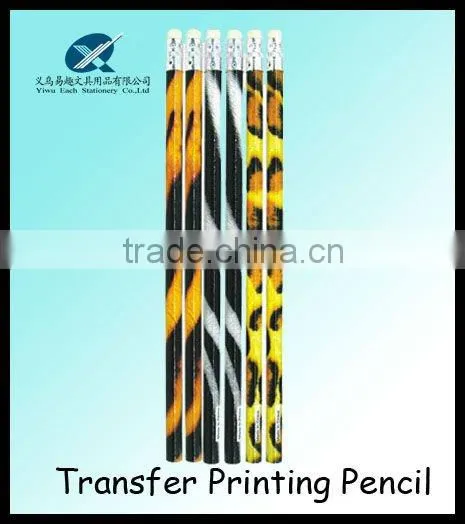 hot sales 7inch HB heat Transfer printing/printed office using pencil with eraser yiwu pencil factories,pencils with logo