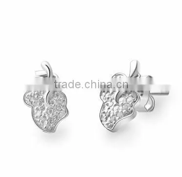 Make custom 925 sterling silver jewelry earrings top quality jewelry display