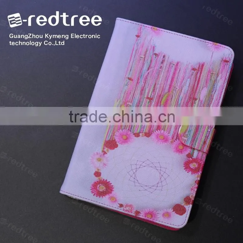 hot sale design print universal tablet cover with standing function