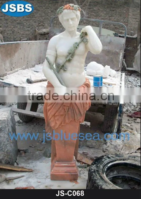 White marble angel statue