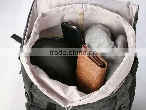 2016PU leather backpack bagsTravel shoulder messenger bag multi-function camera bag cross body bag