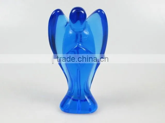 beautiful Green Quartz Carved Angel for wholesale