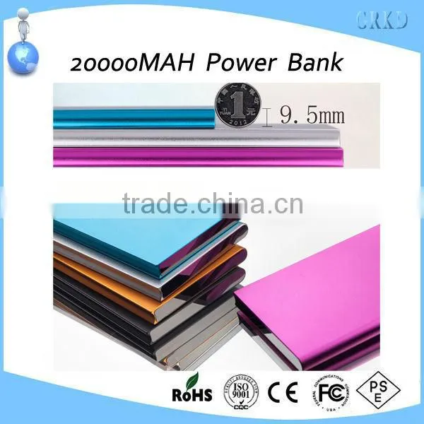 Fashionable aluminium alloy 8000mah power bank