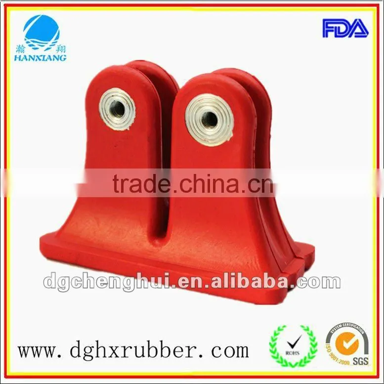 Red rubber bumper
