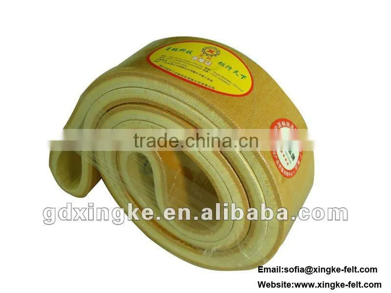 PBO&kevlar seamless conveyor belt for aluminium extrusion