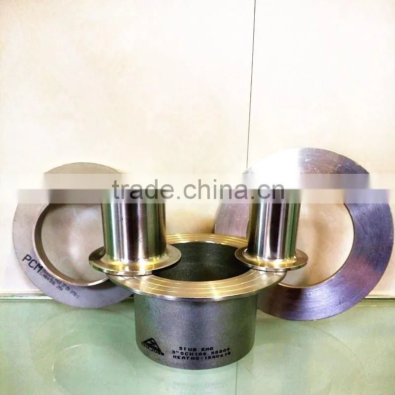 304 316 Lap Joint Stub End Pipe Fitting Hdpe Stub End