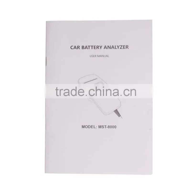 2016 Car Digital Battery Analyzer with Printer Built-in MST-8000 Battery Tester Machine,Mst 8000 Battery Testing Tool