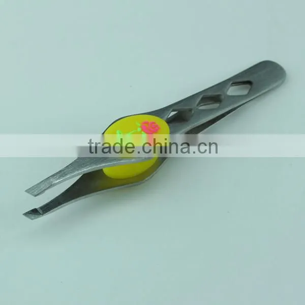 Hollow Pattern Handle Soft Touch Tweezers