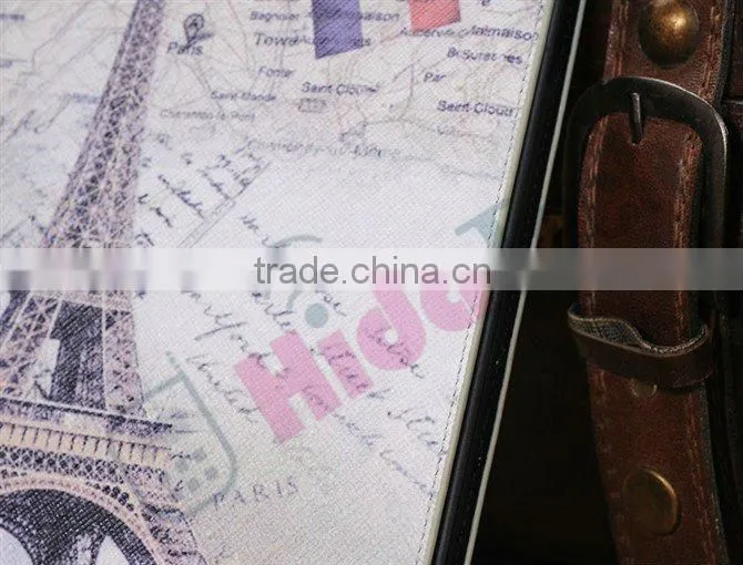 Paris Eiffel Tower Leather Case for iPad Mini,For iPad Mini Leather Case,Eiffel Tower/ Big Ben/ Triumphal Arch/Statue of Liberty