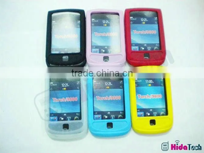Silicone gel cover case For Blackberry 9800, silicone gel case for blackberry