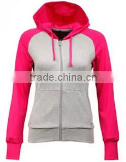 2014 ladies latest dry fit sport hoody design