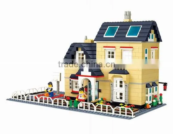 Educational Funny Villa Block toy