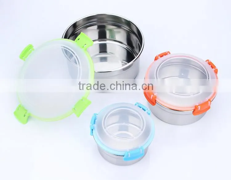 lock lock stainless steel take out food container soup bowl with lid