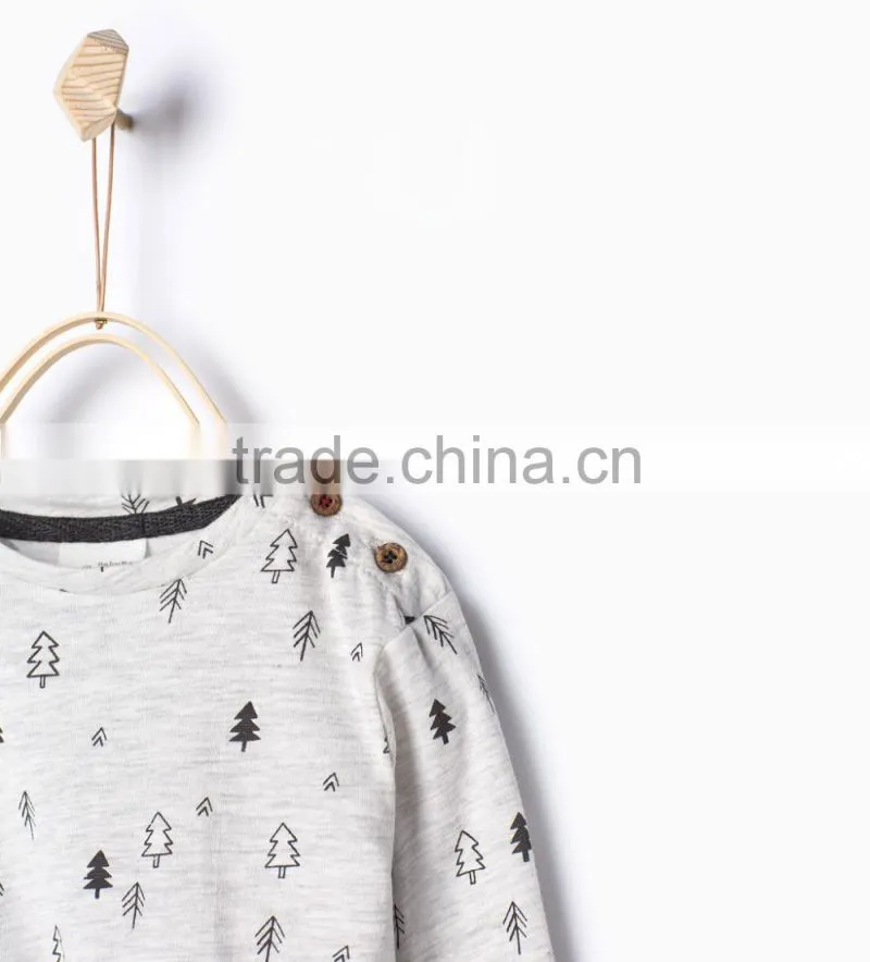 Boy's combed cotton thirt with printing