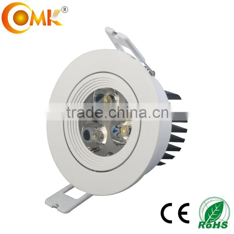 lamparas decorative modern 1w 9w bridgelux Pure Aluminum indoor light lamps for ceilings of living
