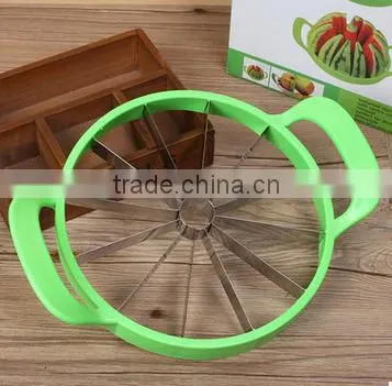 Big Safe Stainless Steel Fruit Melon Watermelon Slicer