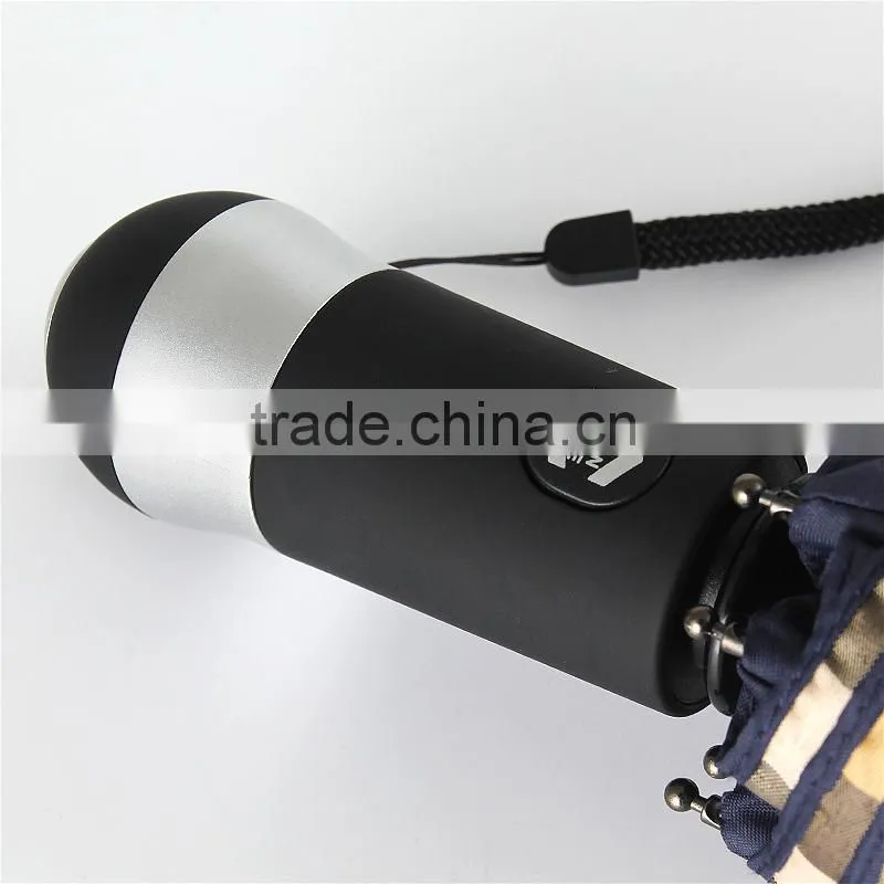 21 inch x 8 k auto open close 3 fold umbrella with cheap price