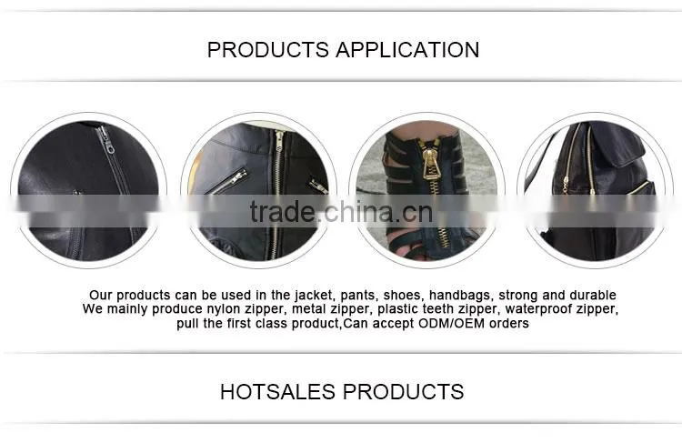 China XLY zipper #5 close end single stone diamond zipper