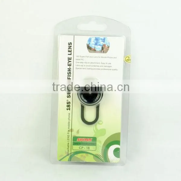 185 Degree Super Fisheye Lens With Clip Clamp For iPhone Samsung Cell Phone Camera Lens