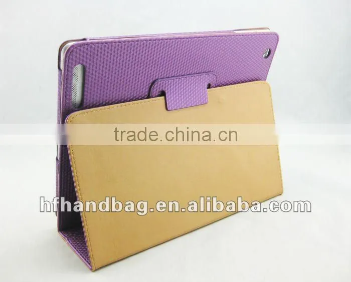 Violet Flat computer&To get on the Internet package leather bag