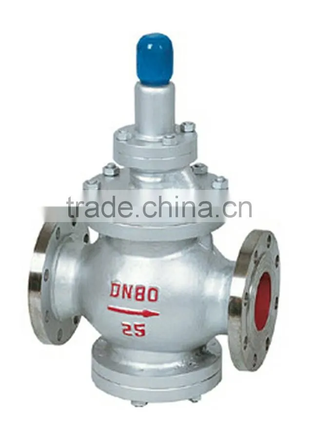 adjustable diaphragm pressure reducing valve for steam