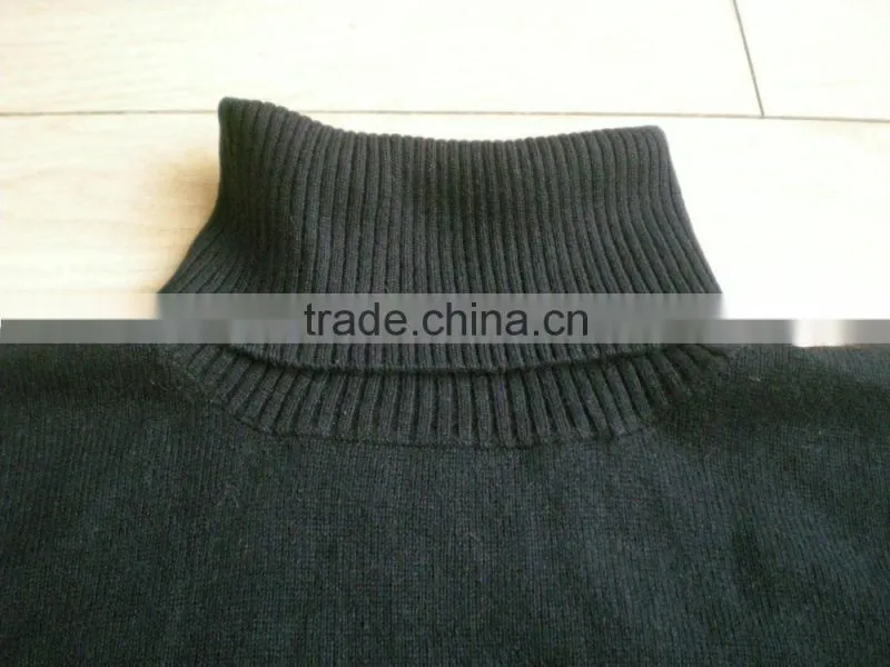 mens collar wool sweater