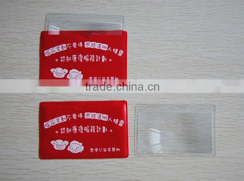 magnifying glass card