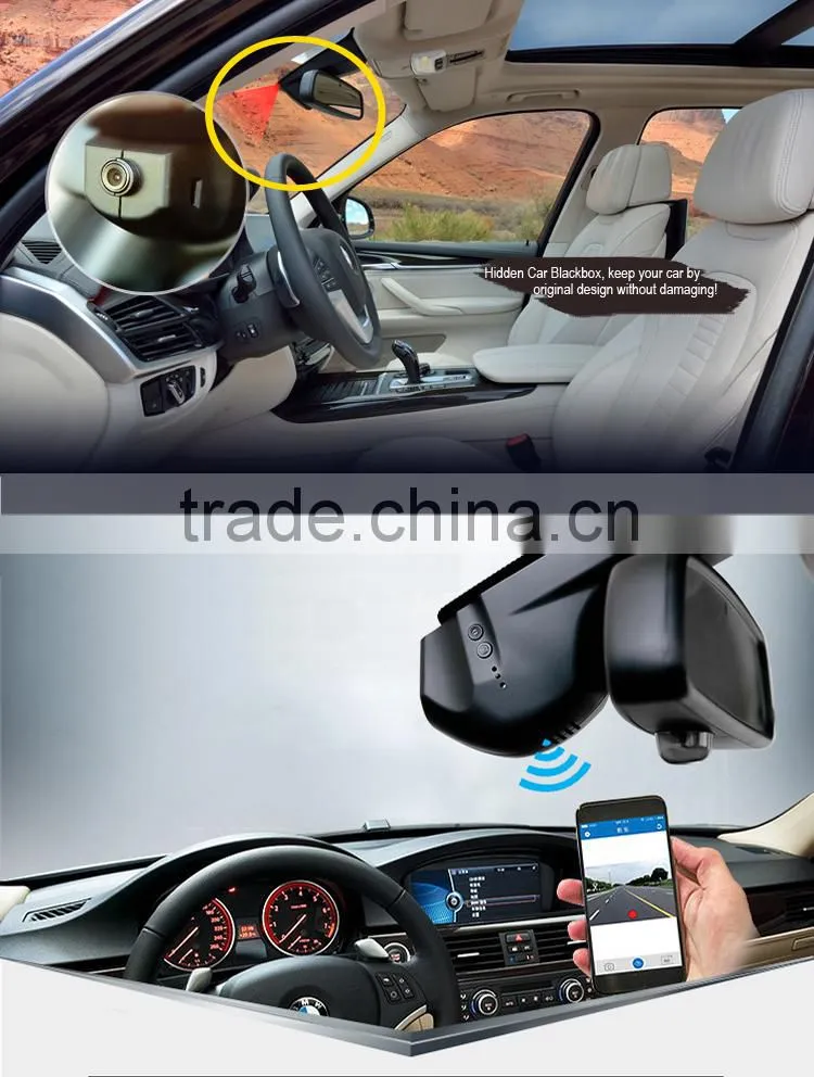 Latest hidden installation 1080P HD super night vision video recorder for BMW X3/X5/X1/1serial/3serial/4serial/5serial/7serial