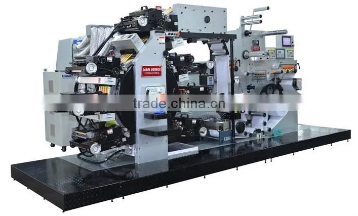 High speed roll to roll letterpress 4 color 6 color 8 color 10 color label printing machine