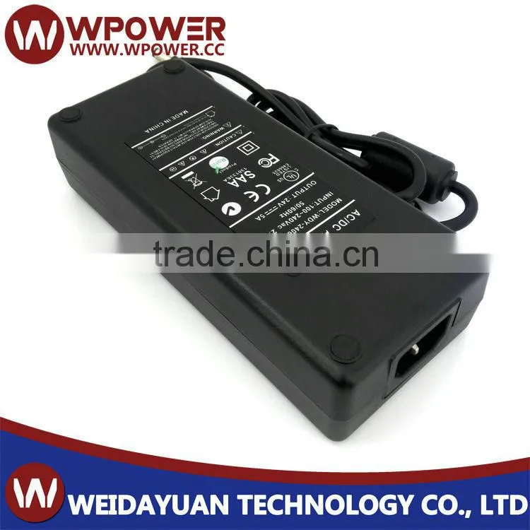 Desktop Adapter 24V 5A with KC certification