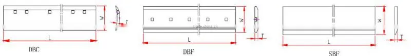 High quality loader bucket cutting edge 4T3043 4T6696